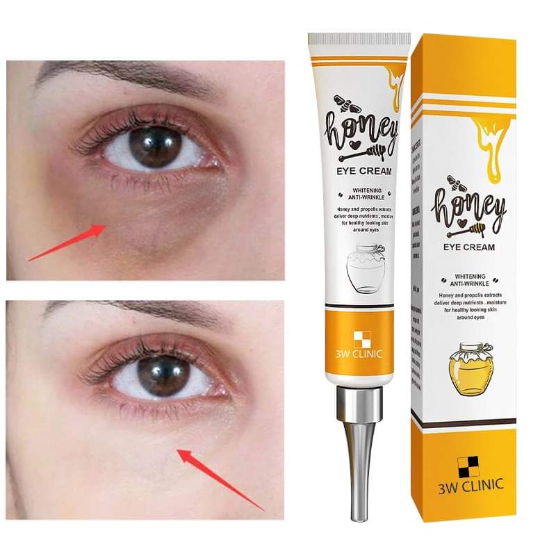 3W Clinic Honey Eye Cream - 40ml | Rejuvenate & Brighten Your Eyes with Nourishing Honey Extract