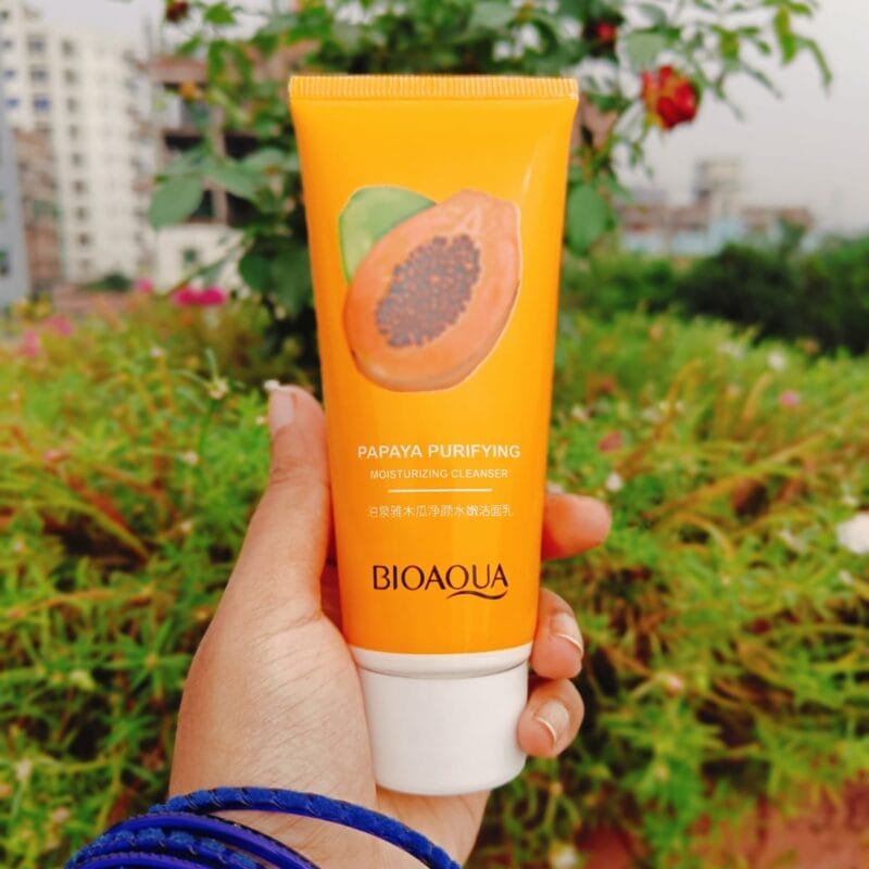 Bioaqua Papaya Cleansing Face Wash - 100ml | Refresh and Revitalize All Skin Types with Deep Cleansing