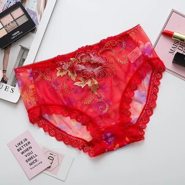 Best Lace Seamless Embroidered G-String Underpants for 26-36inch- আরাম ও স্টাইলের নিখুঁত সংমিশ্রণ