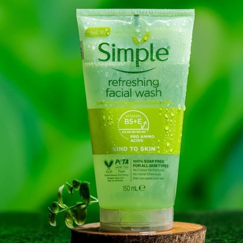 Simple Kind to Skin Refreshing Facewash - 150ml | ত্বকের যত্নে ফেসওয়াশ