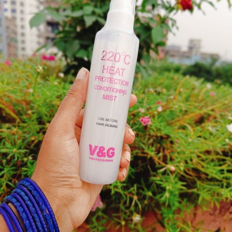 V&G 220°C Heat Protection Conditioning Mist 100ML – চুলের সুরক্ষা এবং কন্ডিশনিং